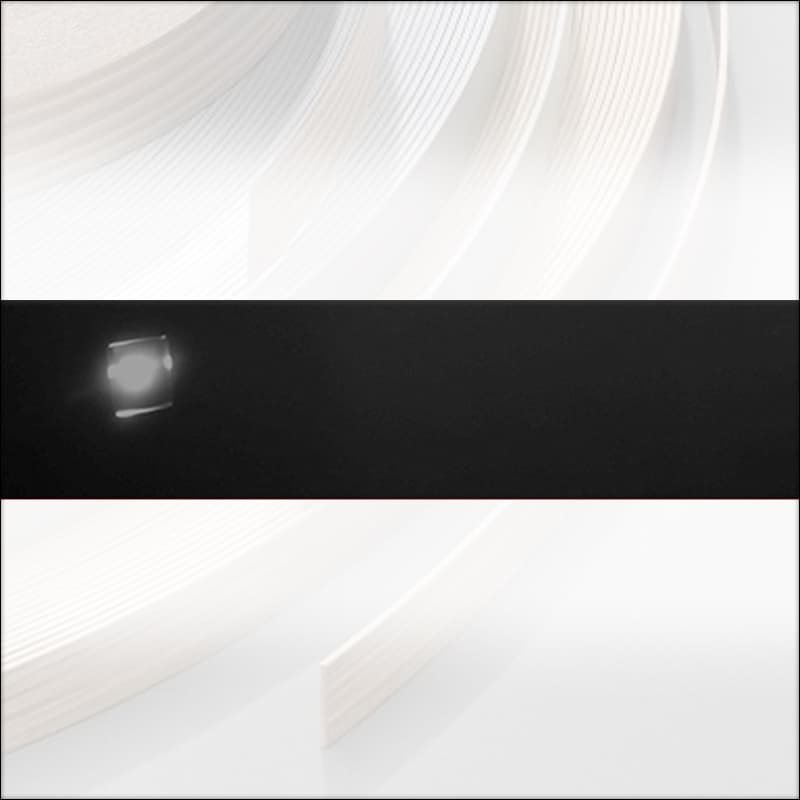 ABS Black Smooth Gloss 90° 6002 (AGT) - HU 19015 22x1mm