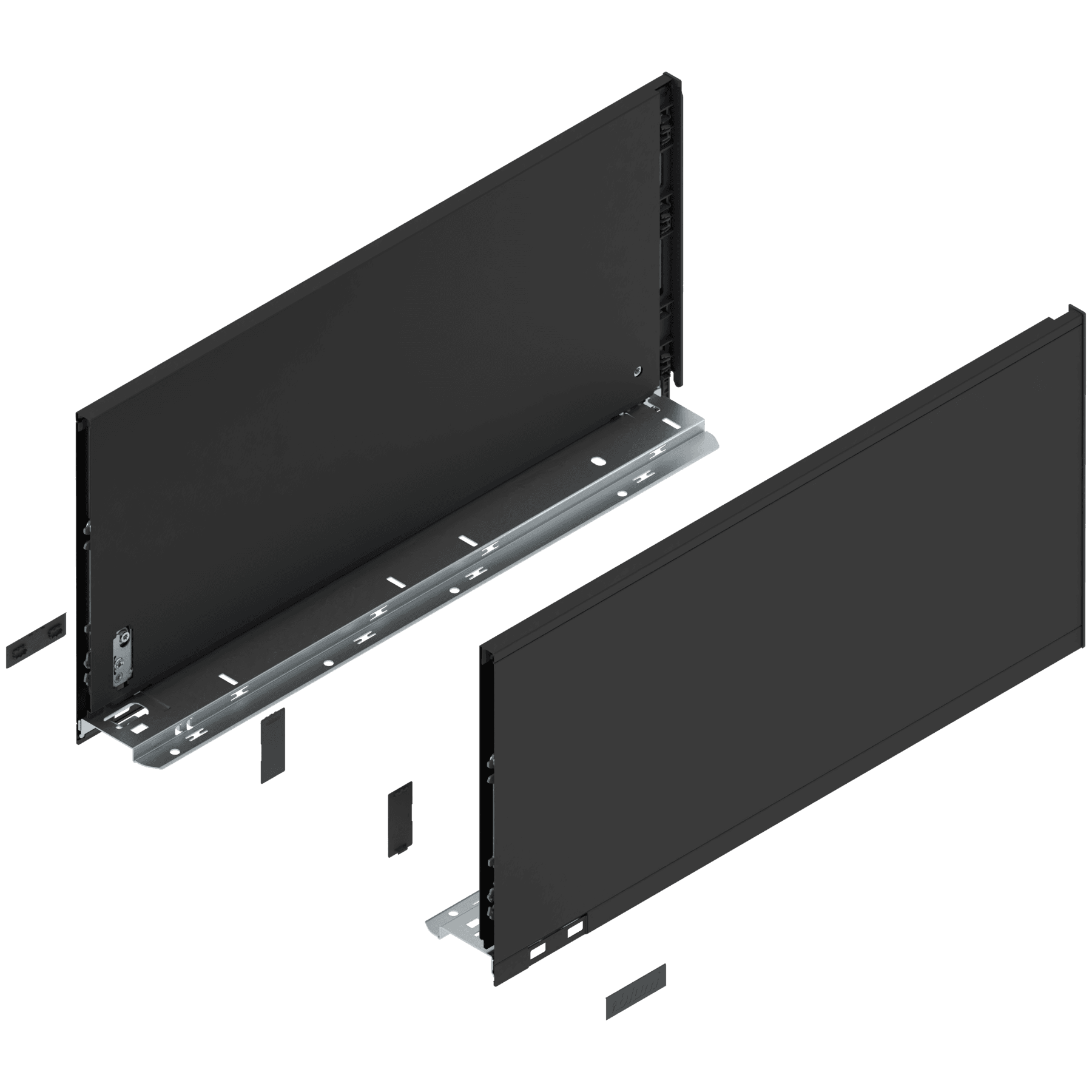 LegraBox Stranica F Carbon Black L-500mm - 770F5002S