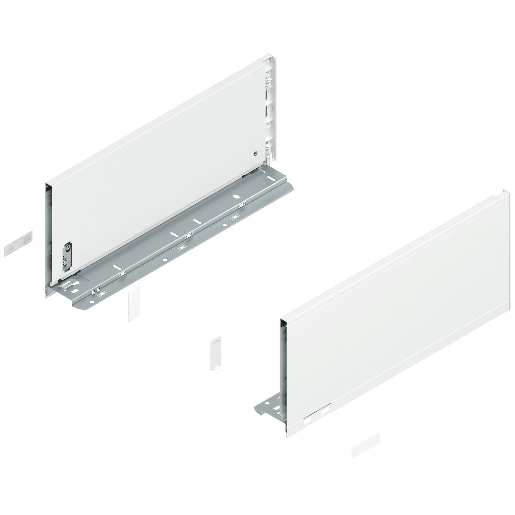 LegraBox Stranica C Silky White L-400mm - 770C4002S
