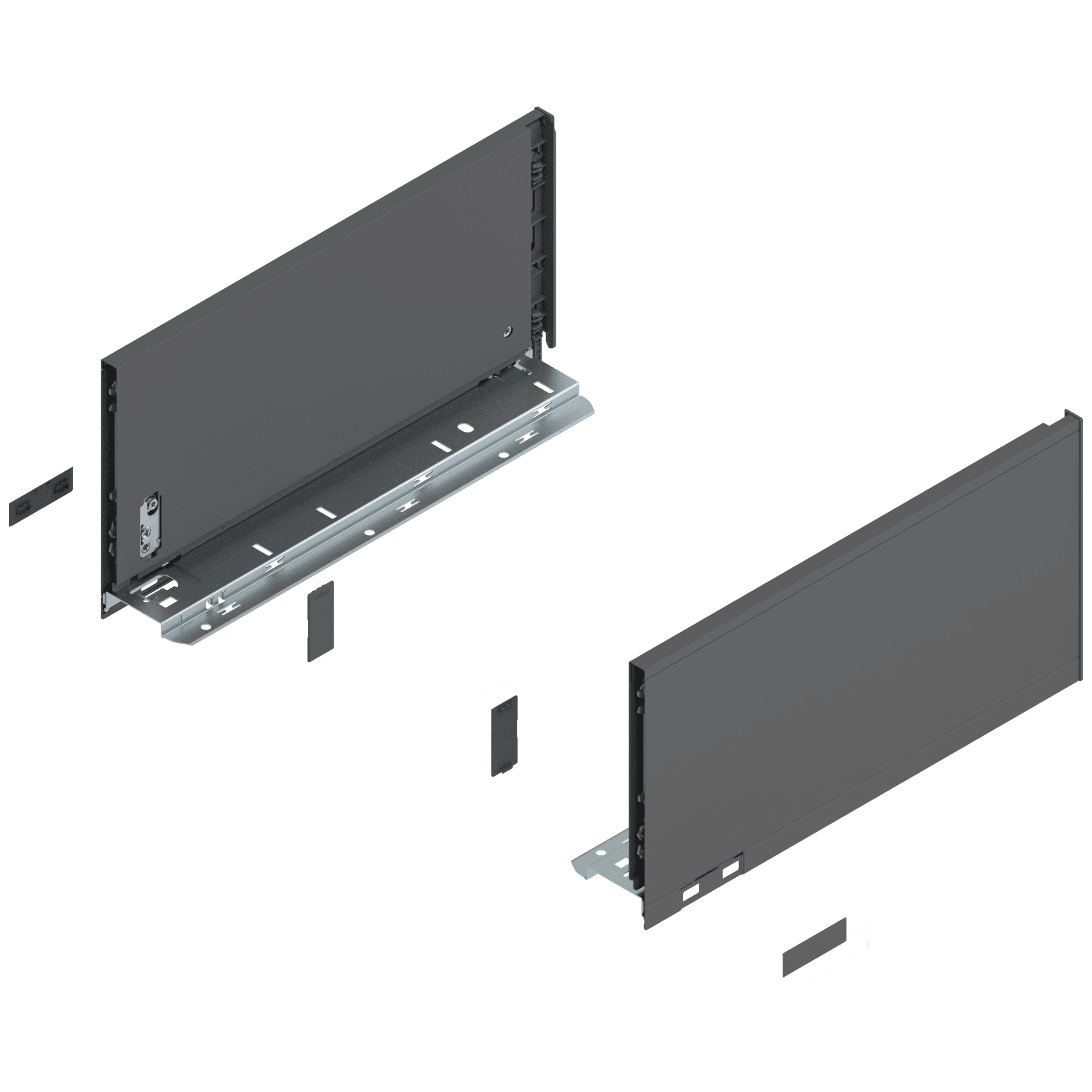 LegraBox Stranica C Orion Grey L-350mm - 770C3502S
