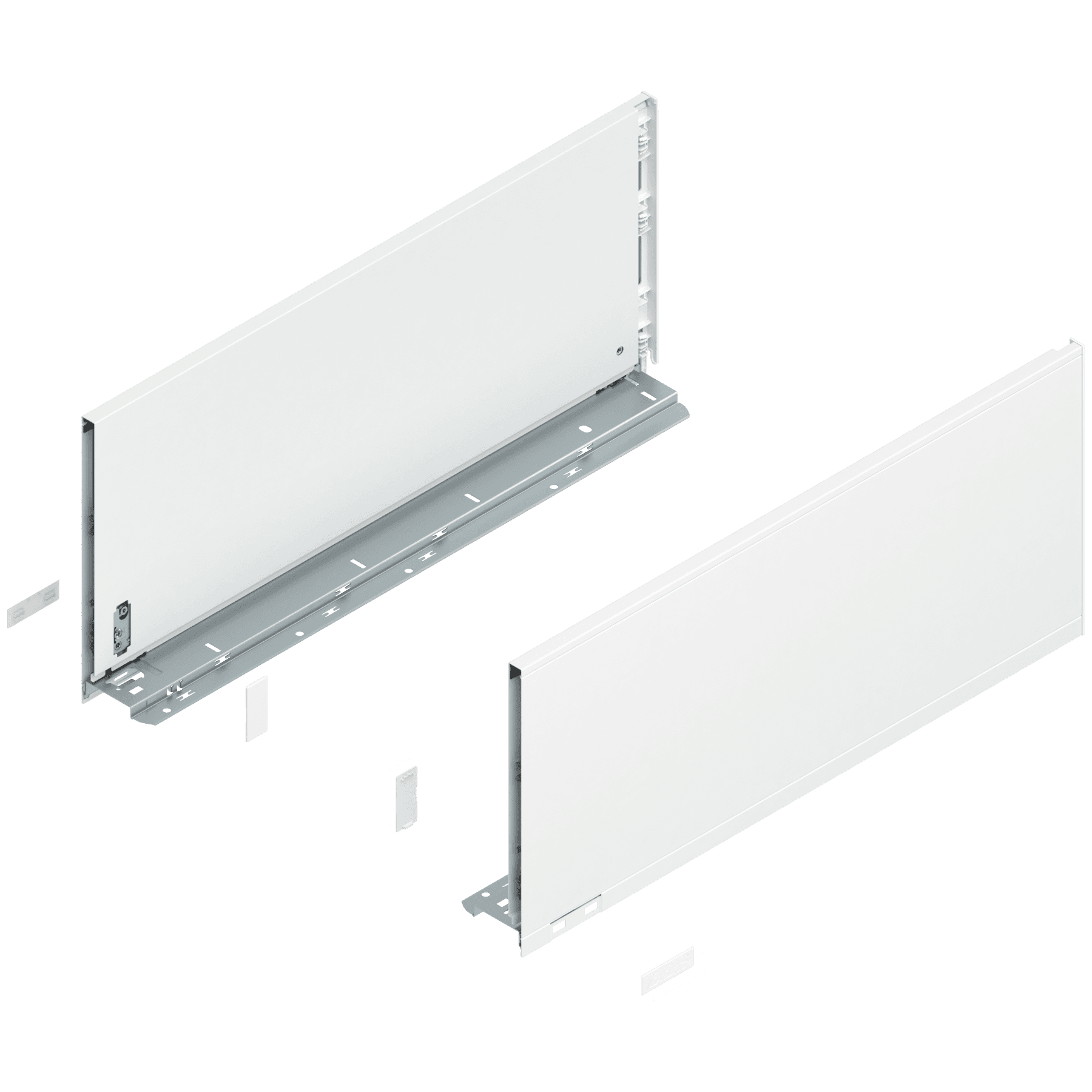LegraBox Stranica F Silky White L-550mm - 770F5502S