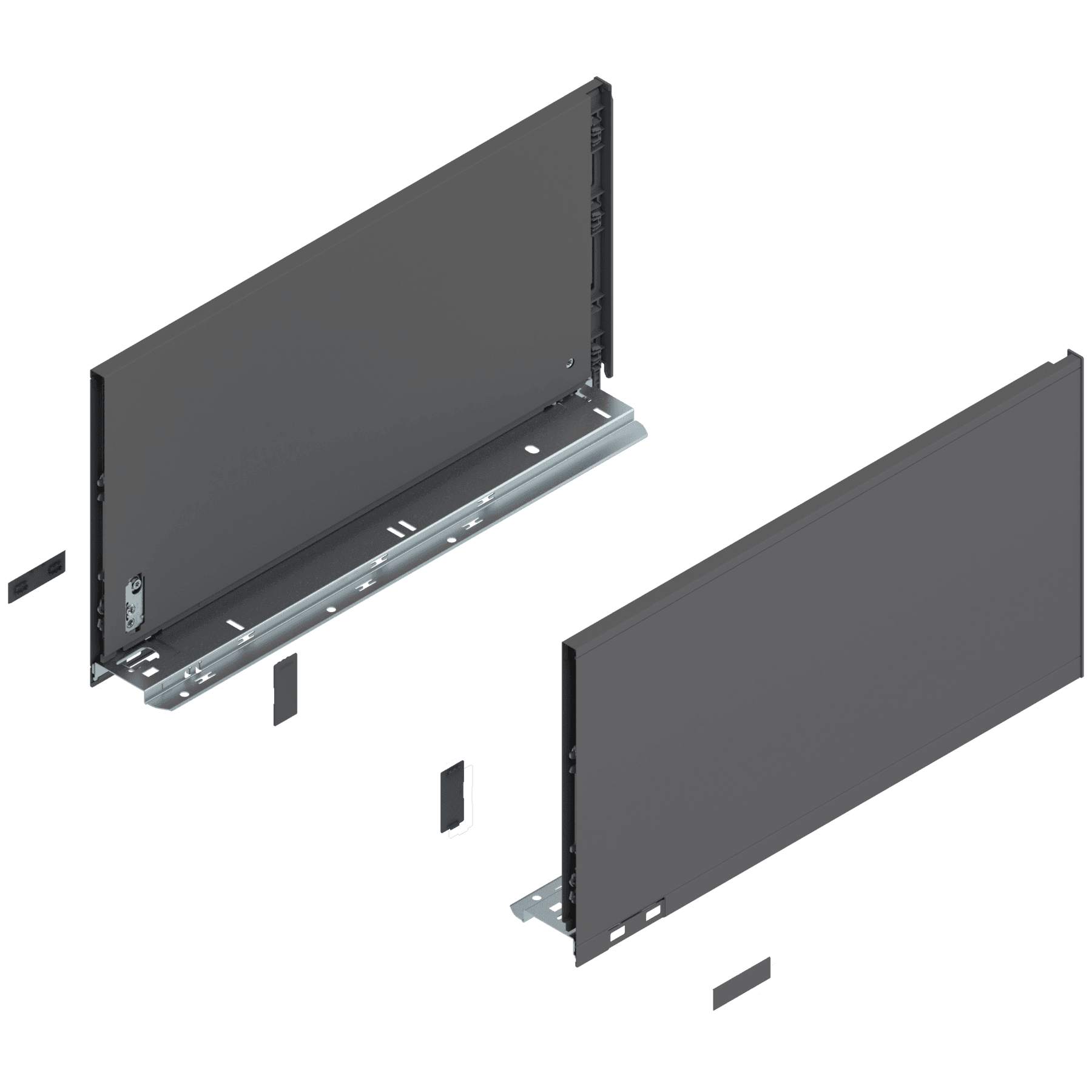 LegraBox Stranica F Orion Grey L-450mm - 770F4502S