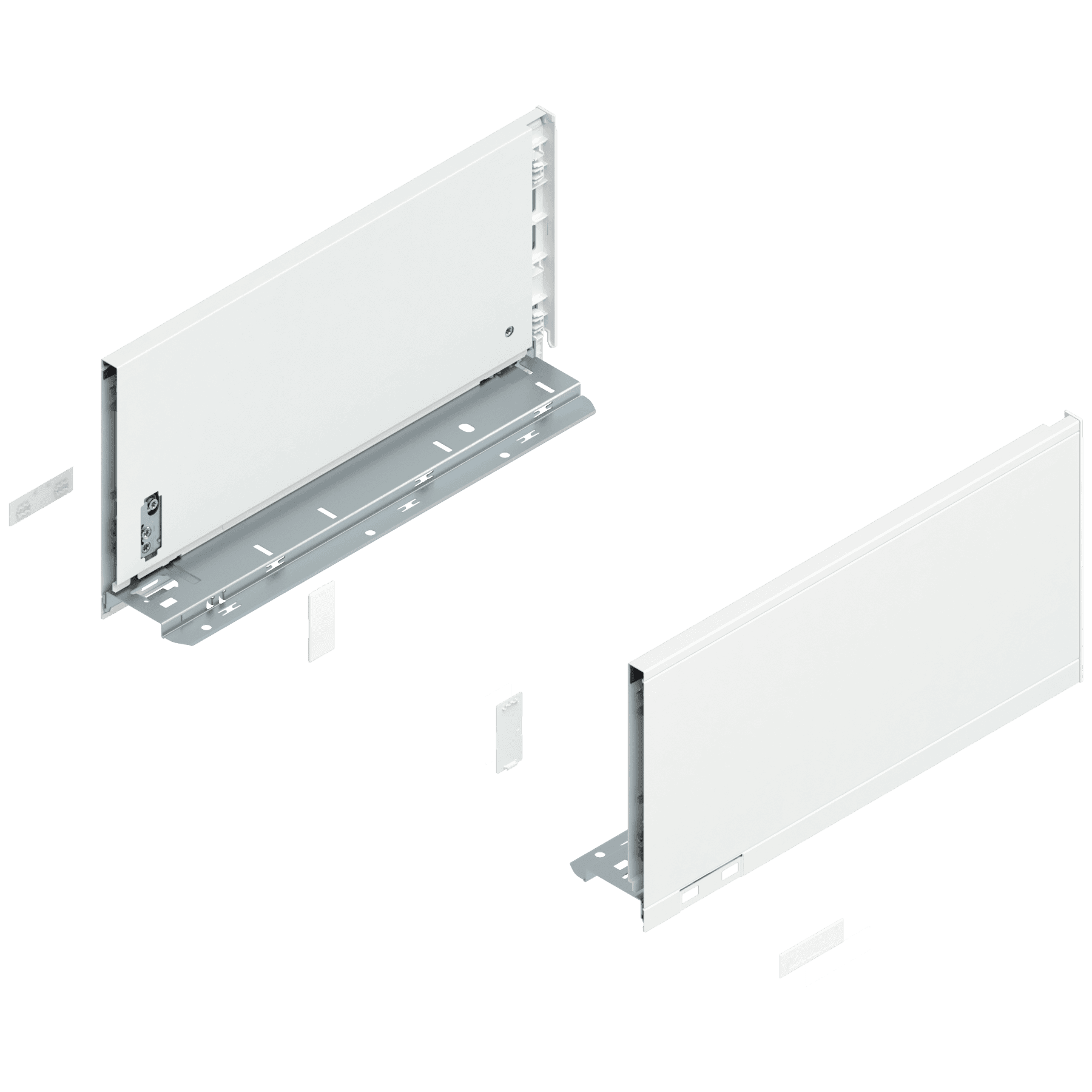 LegraBox Stranica C Silky White L-350mm - 770C3502S