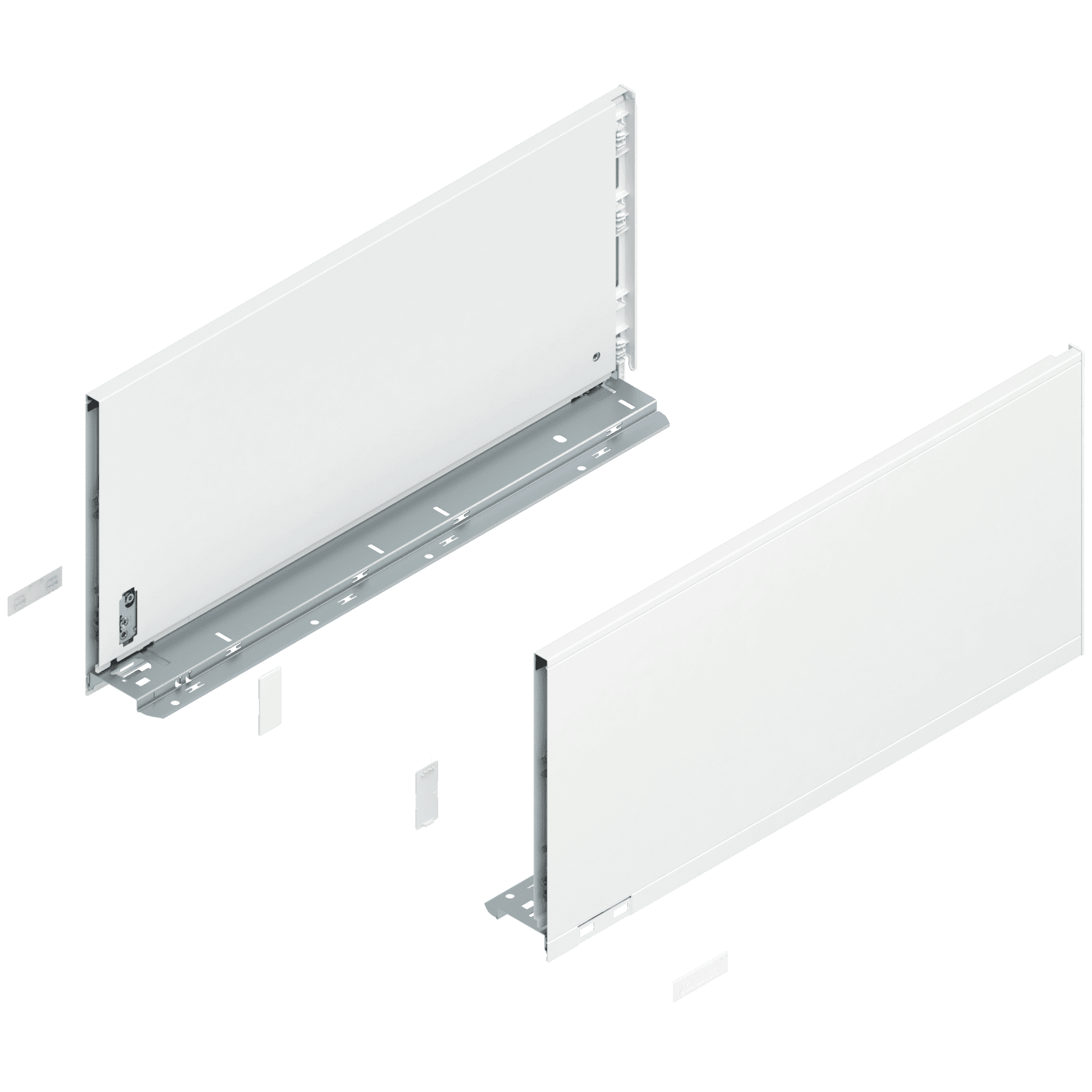 LegraBox Stranica F Silky White L-500mm - 770F5002S
