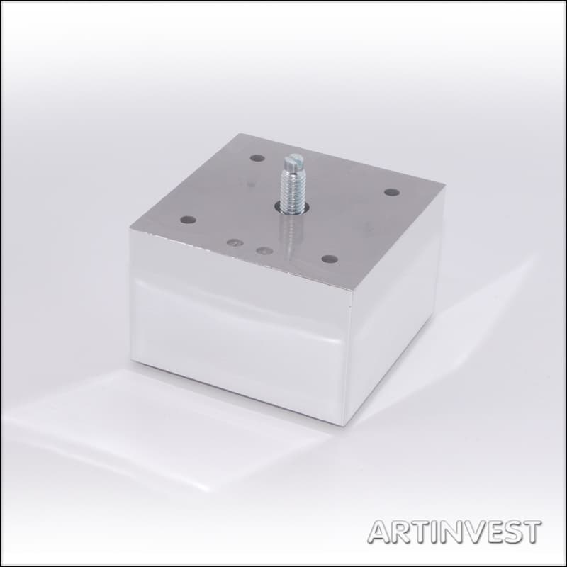 Nogica 706R štelujuća 75x75 H=50 Metallizzato Hrom