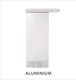 Nogica kvadratna 40x40 h-65 aluminijum- KV40.65.5