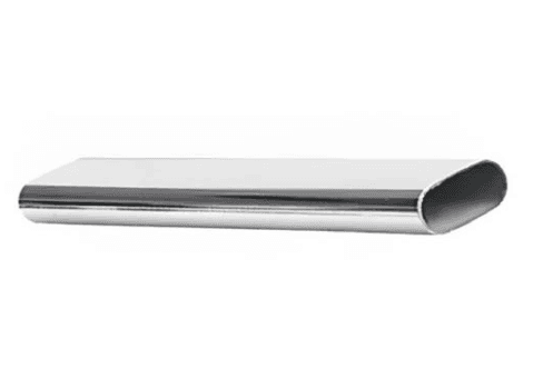 Garderober šipka ovalna hrom 30x15--3m 0.8mm