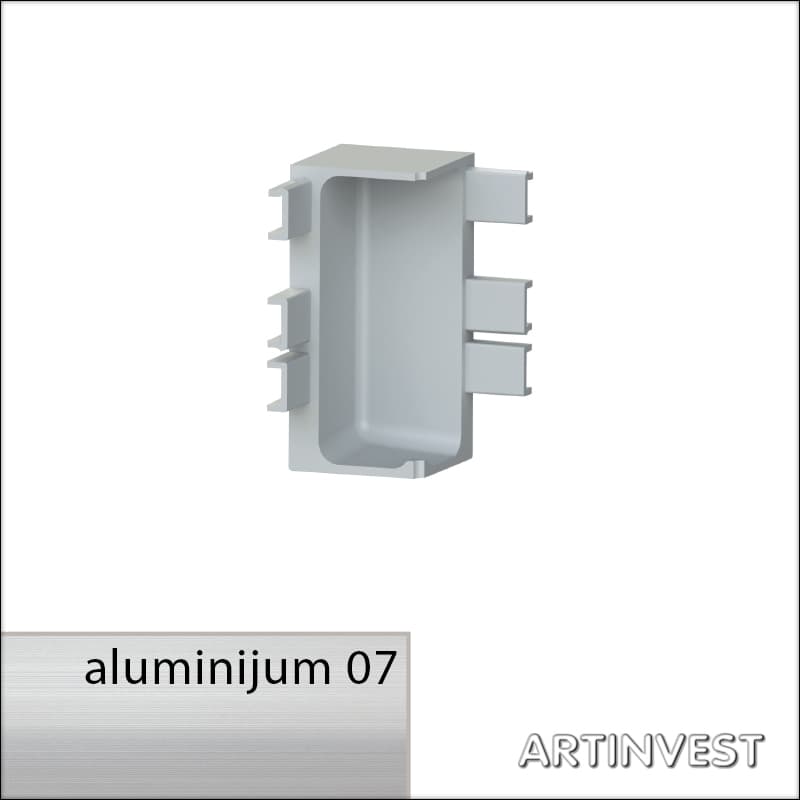 Unutrašnji ugao 90* GOLA G38 - Aluminium 07