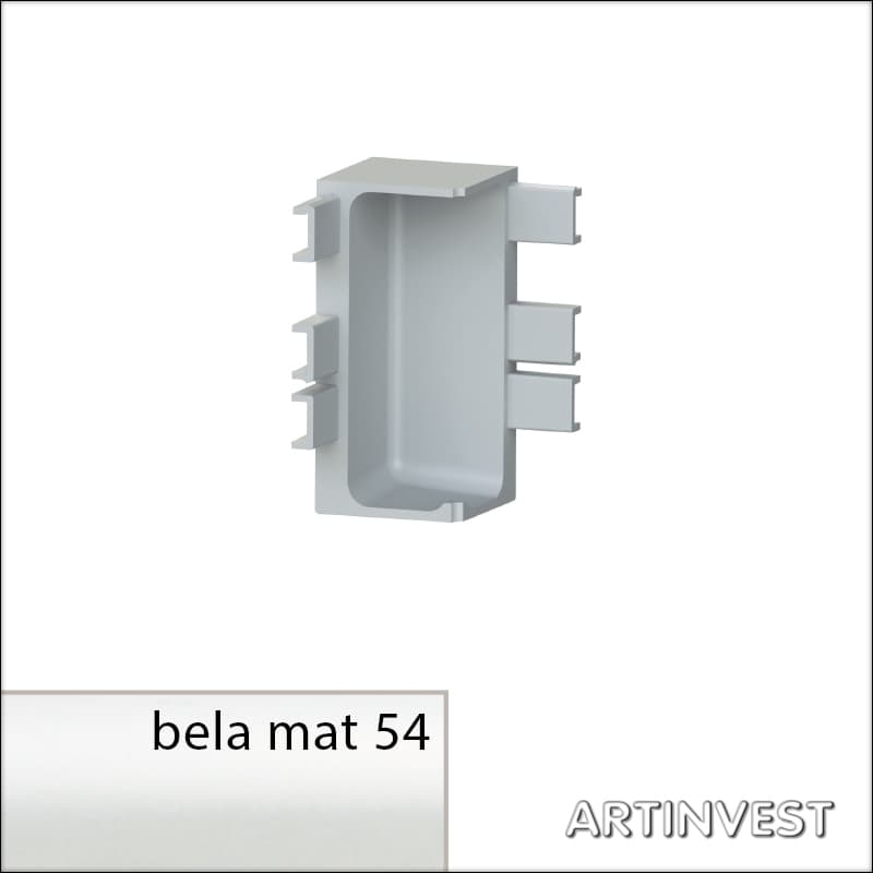 Unutrašnji ugao 90* GOLA G38 - Bela 54