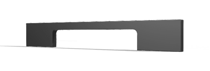Ručica P26 160mm Crna - 7738