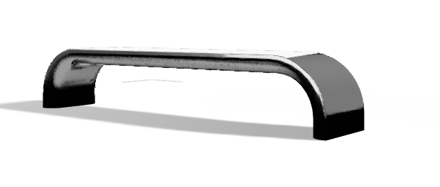 Rucica S -128mm Hrom - 7186