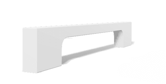 Rucica TU 22 -160mm PL Bela - 7895