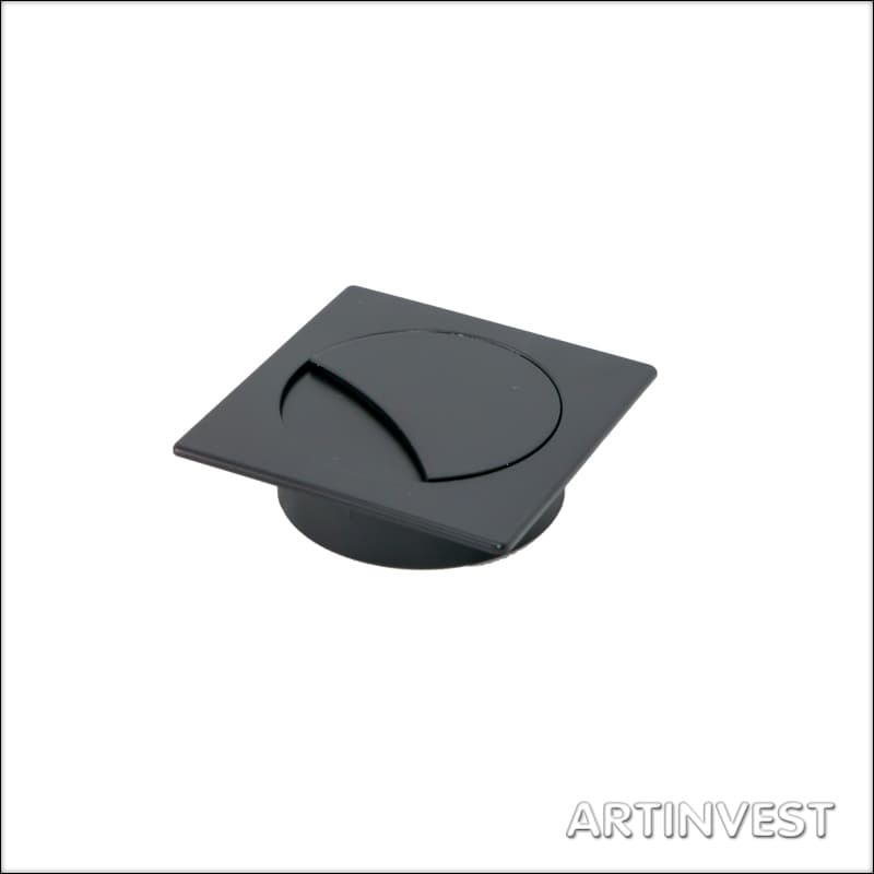 Rozetna za kablove 905Q 74x74 H=18, Black