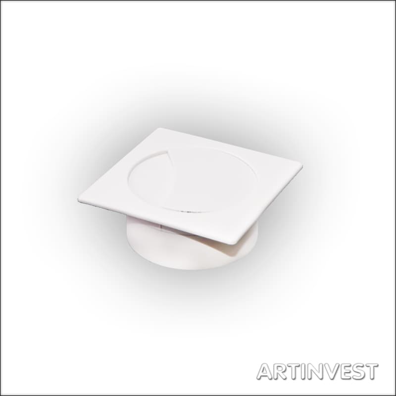 Rozetna za kablove 905Q 74x74 H=26, White