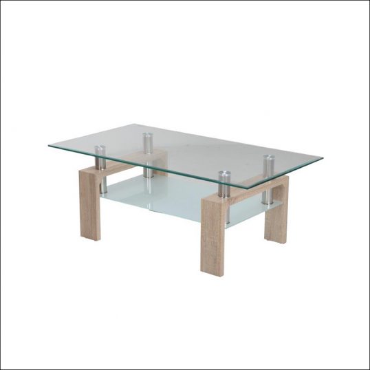 Klub sto CT1007 Sonoma staklo 1100x600x430 mm | Artinvest - okov za ...