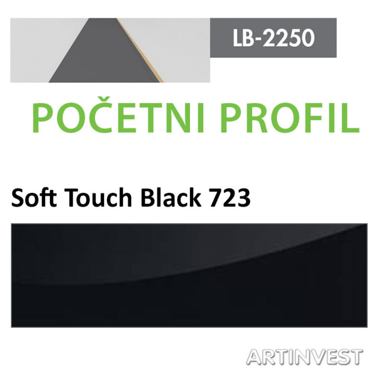 Profil Zidni Mdf Po Etni Lb A Soft Touch Black X X Mm Artinvest Okov Za